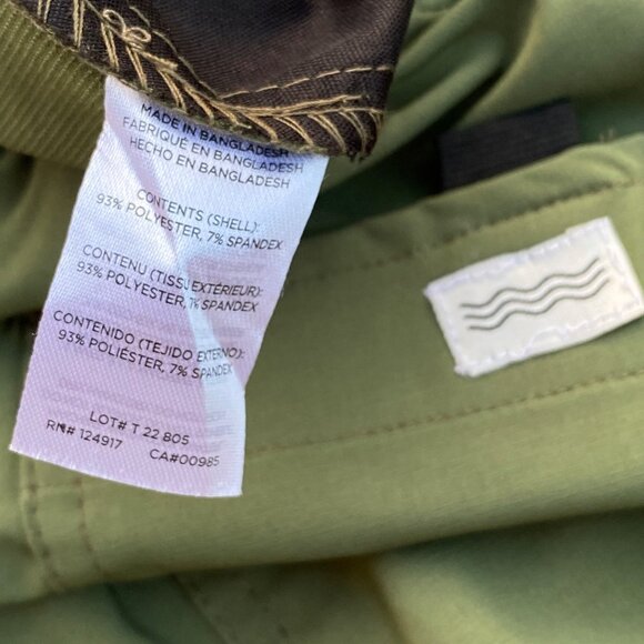 Trunks Surf & Swim Co Mens Multi Purpose Short 6.5 in Sz S Army Green Jacquard - Picture 8 of 12